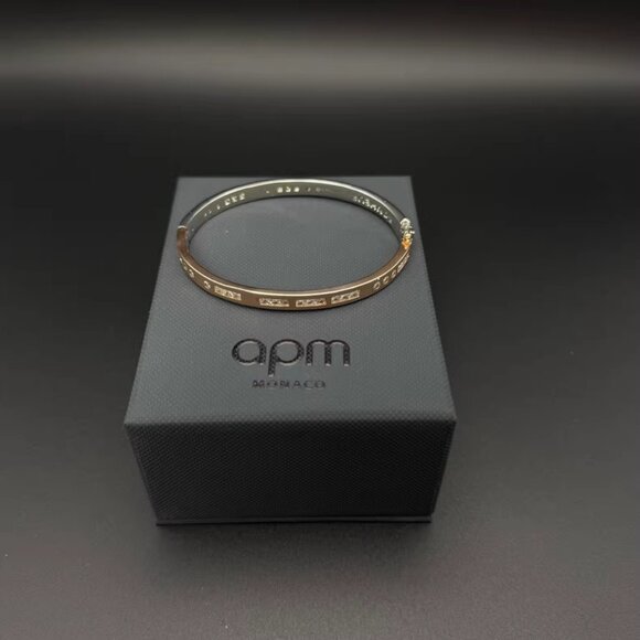 APM Monaco TOI MOI Morse Code Bangle - Picture 1 of 4